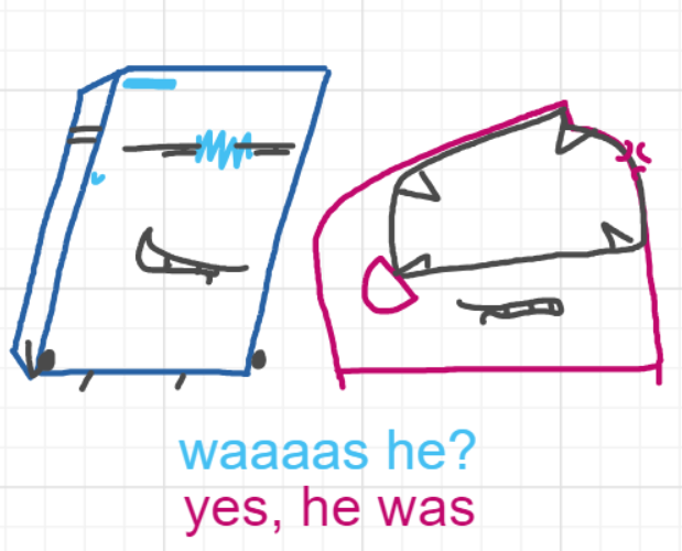 A panel from Ready Oar Knot, episode three of the Board Boards object show by Furretwalk/WalkingFurret.